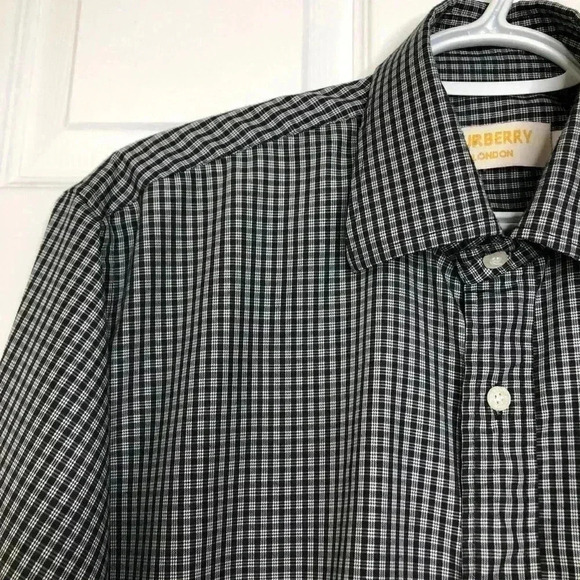 Black  & White Dress Shirt Size Large - Picture 5 of 16